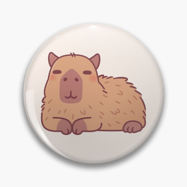 Item preview, Cute Resting Capybara Doodle designed and sold by rustydoodle.