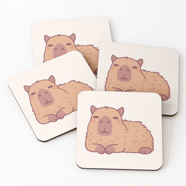 Item preview, Cute Resting Capybara Doodle designed and sold by rustydoodle.