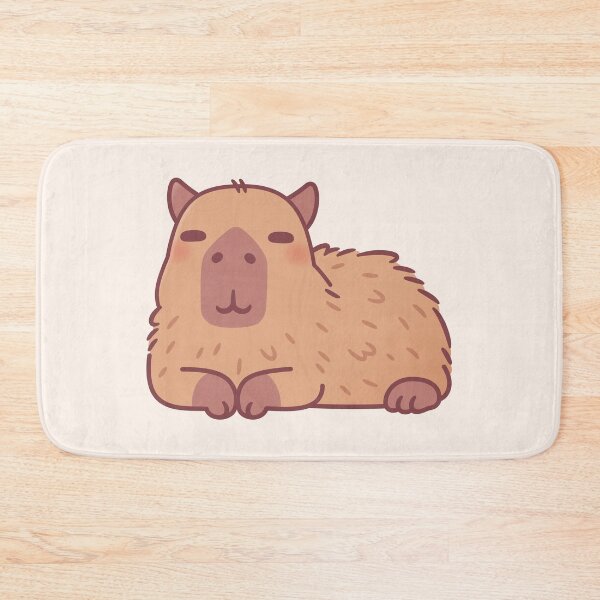 Item preview, Cute Resting Capybara Doodle designed and sold by rustydoodle.