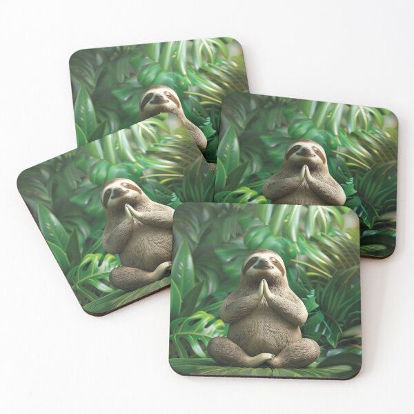 Item preview, Sloth doing yoga designed and sold by Mauswohn.