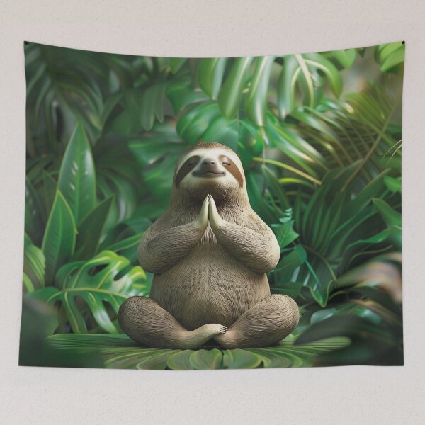 Item preview, Sloth doing yoga designed and sold by Mauswohn.