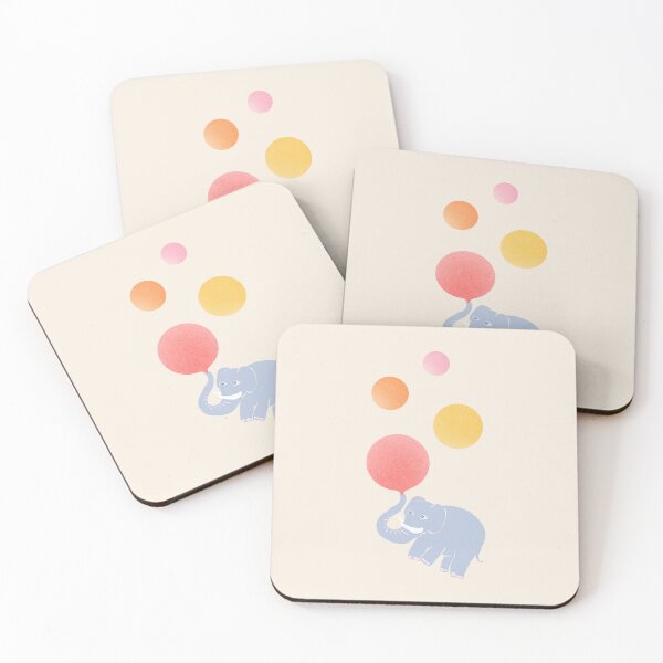 Item preview, ELEPHANT_BUBBLE_BALLON_LOVE_POP designed and sold by forgetmestudio.