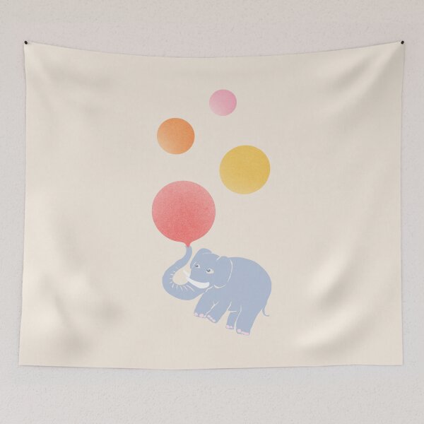 Item preview, ELEPHANT_BUBBLE_BALLON_LOVE_POP designed and sold by forgetmestudio.