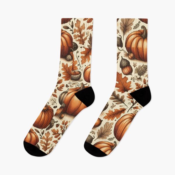 Item preview, Fall Pumpkin Pattern designed and sold by CatherineLievre.