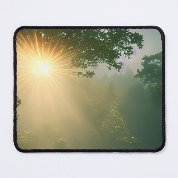 Item preview, Morning sun and Mist in the Forest-002 designed and sold by akaTheBlack.