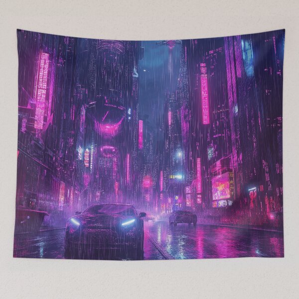 Item preview, A monumental futuristic city in cyberpunk style designed and sold by supersanko.