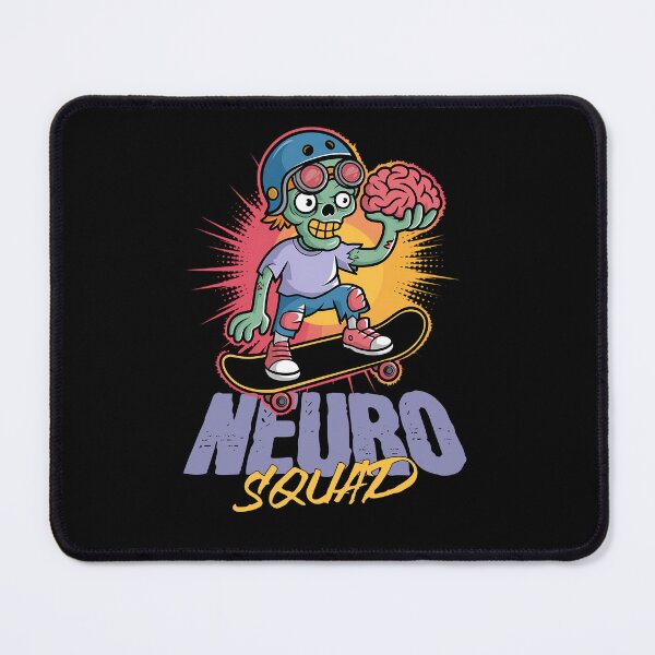 Item preview, Neuro Squad, funny Neuro Halloween, Skating Zombie Design                                             designed and sold by KRTstudio.