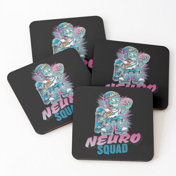 Item preview,     Neuro Squad, funny Neuro Halloween, Skating Zombie Design                                             designed and sold by KRTstudio.