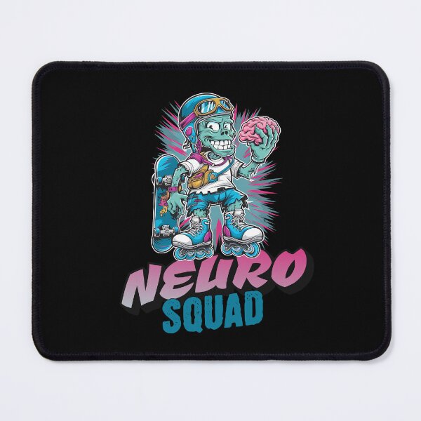 Item preview,     Neuro Squad, funny Neuro Halloween, Skating Zombie Design                                             designed and sold by KRTstudio.