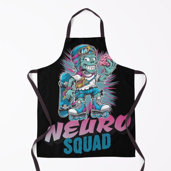 Item preview, Neuro Squad, funny Neuro Halloween, Skating Zombie Design designed and sold by KRTstudio.