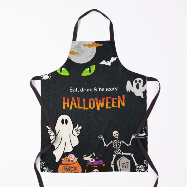 Item preview, Spooky Halloween, Eat Drink & Be Scary designed and sold by ArtPixelHaven.