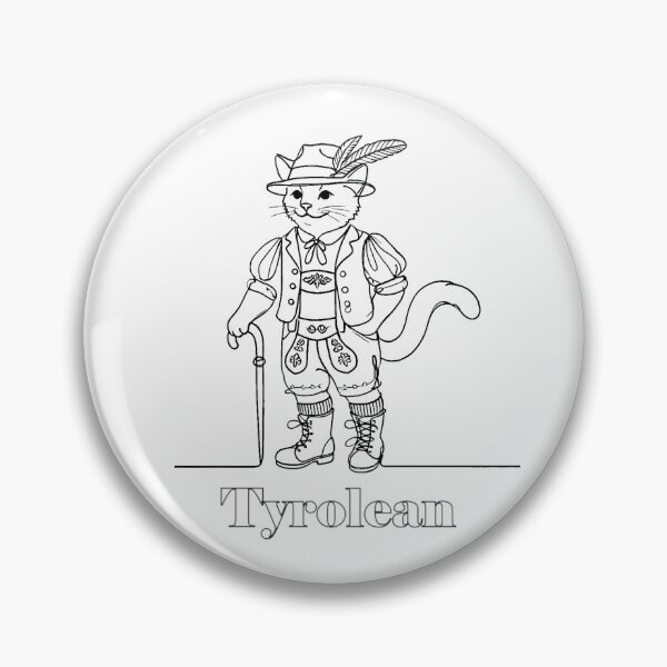 Item preview, Tyrolean cat designed and sold by ChicClicker.