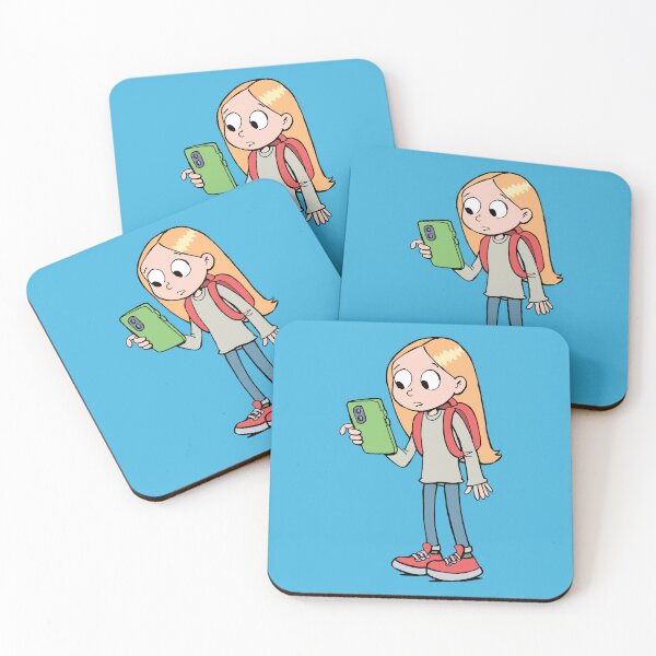 Item preview, girl received a message on her phone designed and sold by duxpavlic.