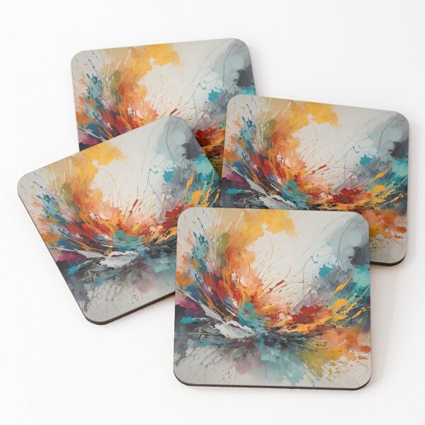Item preview, "Abstract Horizons: A Panoramic Exploration in Contrasting Tones and Textured Brushstrokes" designed and sold by Proartyst 's.