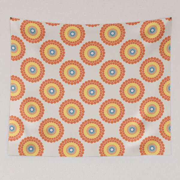Item preview, Radiant Aegean Summer Polka Dot Mandala designed and sold by Triplicate Limited.