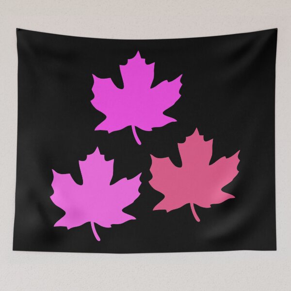 Item preview, Colorful maple leaves. Pink color tones. designed and sold by My-fake-places.