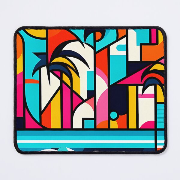 Item preview, Miami Cubism Art Collection – Vibrant Miami Inspired Cubist Designs designed and sold by OzzFrequency.