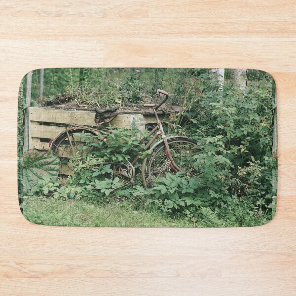 Item preview, Old bicycle rotting away in garden designed and sold by riku05830.