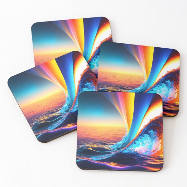 Item preview, Abstract - Play of Light on Ocean's Surface designed and sold by cabana.space.