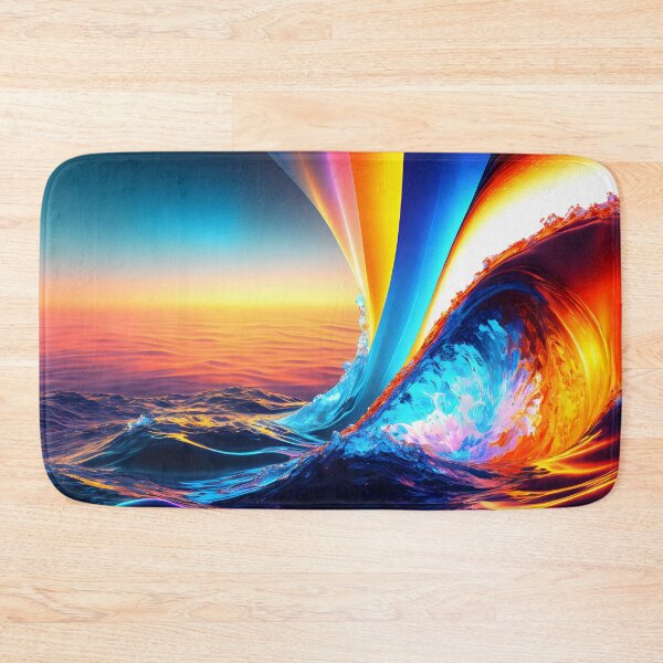Item preview, Abstract - Play of Light on Ocean's Surface designed and sold by cabana.space.