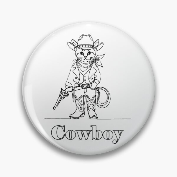 Item preview, Cowboy cat designed and sold by ChicClicker.