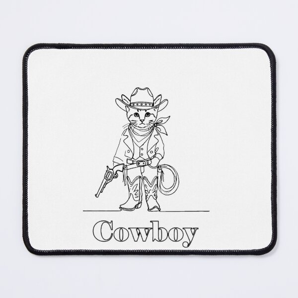 Item preview, Cowboy cat designed and sold by ChicClicker.