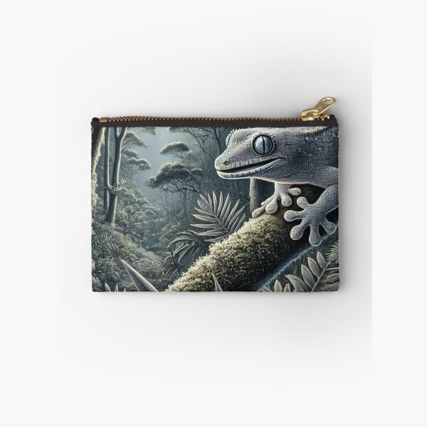 Item preview, Leachianus Gecko in New Caledonia - Nocturnal Tropical Forest Scene designed and sold by NocturnalNook.