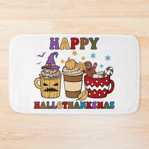 Item preview, Colorful Happy Halloween Thanksgiving Christmas Hallothanksmas Holidays  designed and sold by BBBLClo.