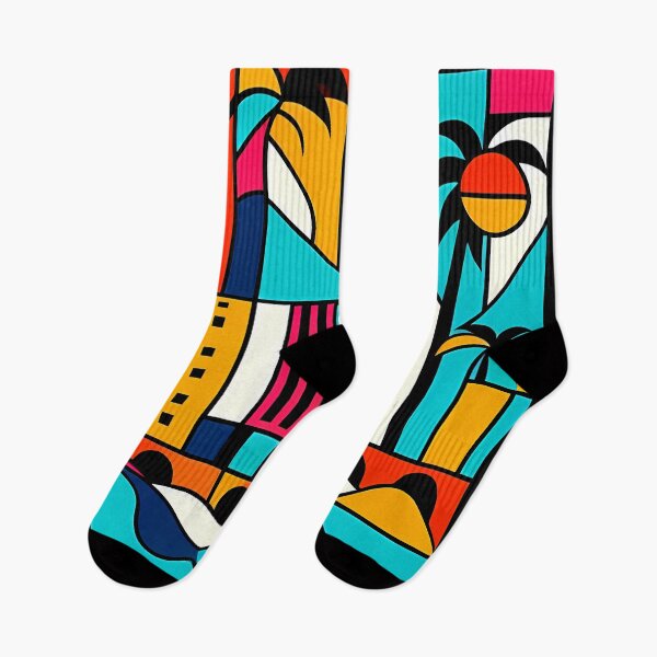 Item preview, Miami Cubism Art Collection – Vibrant Miami Inspired Cubist Designs designed and sold by OzzFrequency.