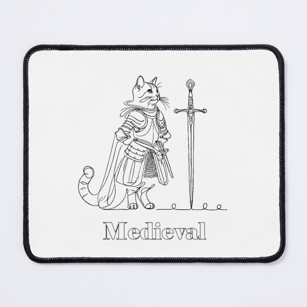 Item preview, Medieval Cat designed and sold by ChicClicker.