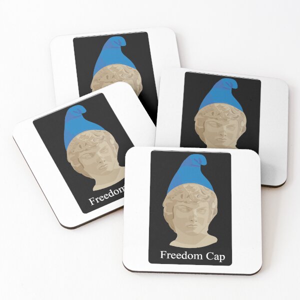 Item preview, Blue Freedom Cap on Roman Sculpture by pen-art-ink designed and sold by pen-art-ink.