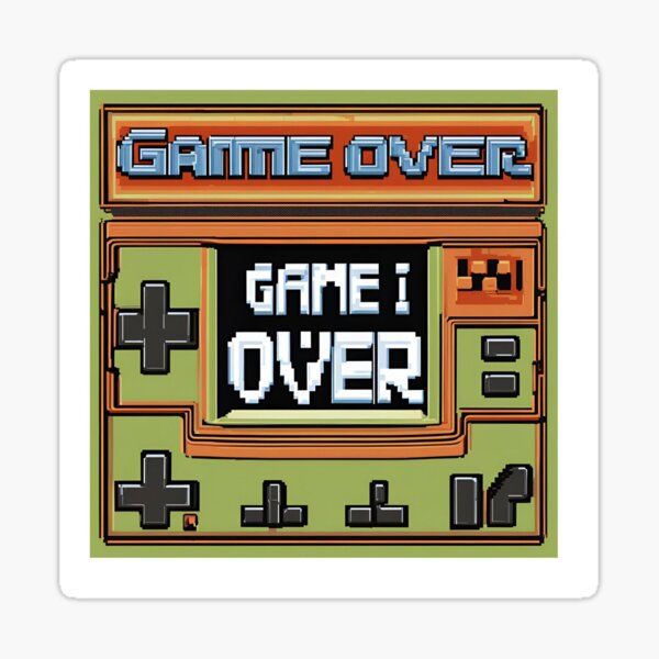 Vista previa del artículo con la obra «Juego terminado de 8 bits», diseñado y vendido por JordyDutch.