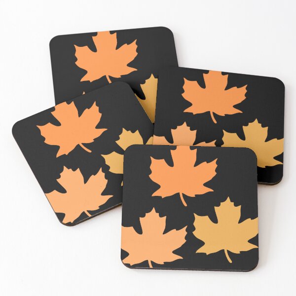 Item preview, Colorful maple leaves. Shades of orange designed and sold by My-fake-places.