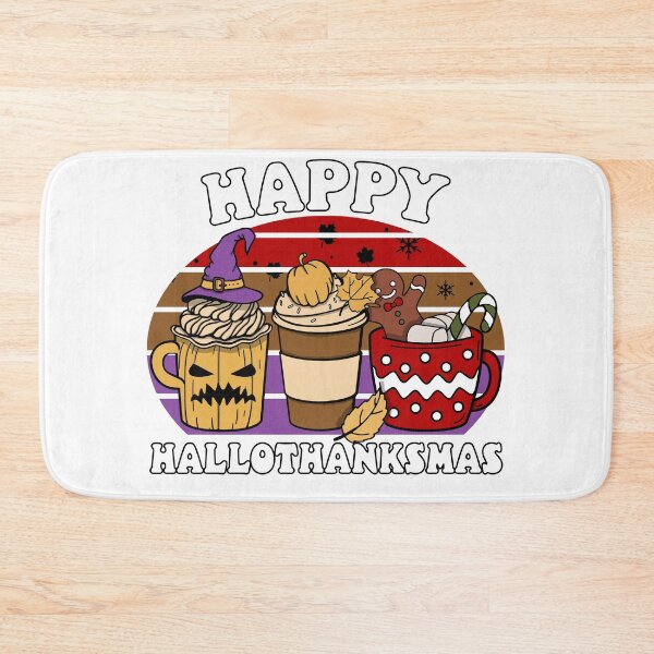 Item preview, Red Colorful Retro Sunset Happy Halloween Thanksgiving Christmas Hallothanksmas Holidays  designed and sold by BBBLClo.