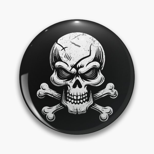 Item preview, Skull and Crossbones designed and sold by CreepyCornerArt.
