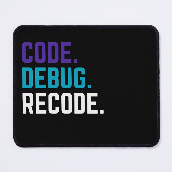 Item preview, Code, Debug, Recode – Coding & Software Development Tee designed and sold by PixelCraftBD.
