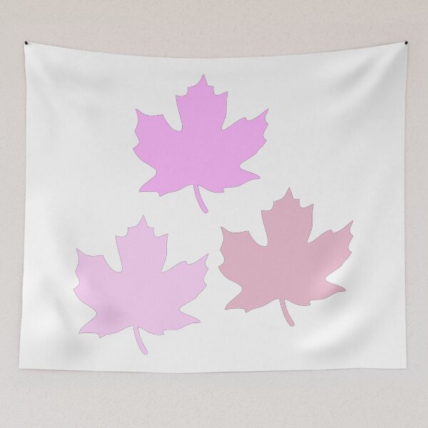 Item preview, Colorful maple leaves. Shades of pastel pink. designed and sold by My-fake-places.