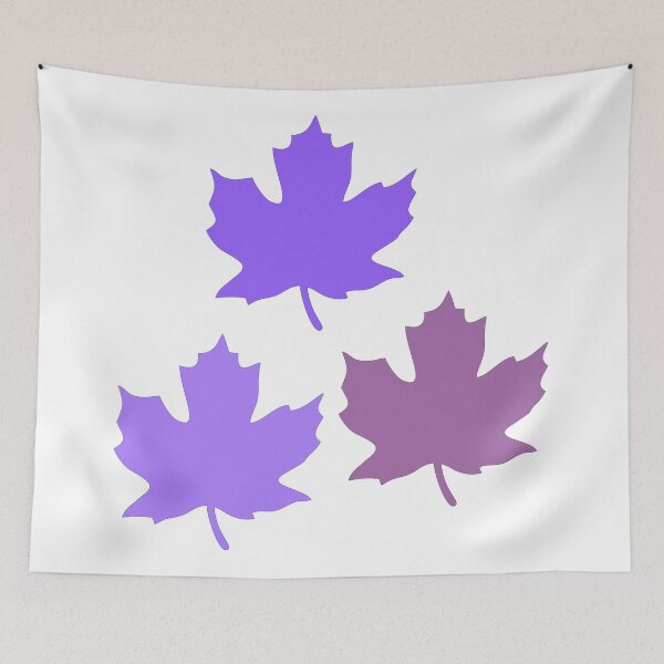 Item preview, Colorful maple leaves. Shades of purple. designed and sold by My-fake-places.