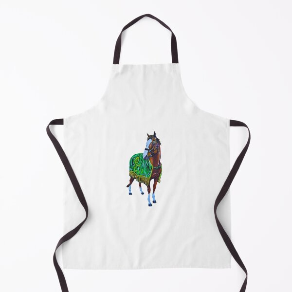 Item preview, Thoroughbred racehorse chestnut blaze socks gelding champion beautiful designed and sold by Renee Pallister-Cook.
