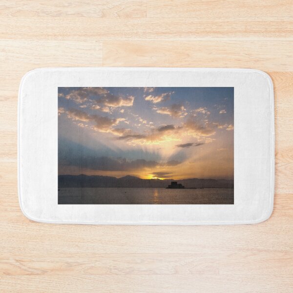 Item preview, A beautiful sunset of Bourtzi castle in Nafplio a former capital of Greece designed and sold by panosmix.