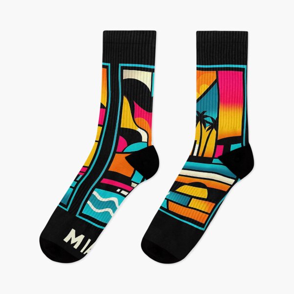 Item preview, Miami Cubism Art Collection – Vibrant Miami Inspired Cubist Designs designed and sold by OzzFrequency.