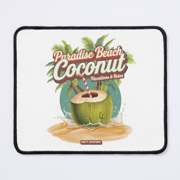 Item preview, Coconut paradise - Refreshing coconut - Coconut vacations - Tropical coctail designed and sold by JansenGS.