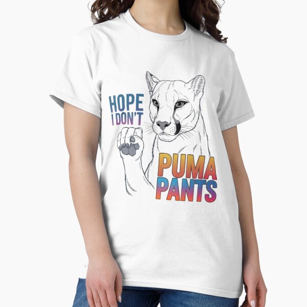 Artikel-Vorschau von Ich hoffe, ich trage keine Puma-Hosen, lustige Katzen-Wortspiel-Kleidung , designt und verkauft von SztylishDesigns.