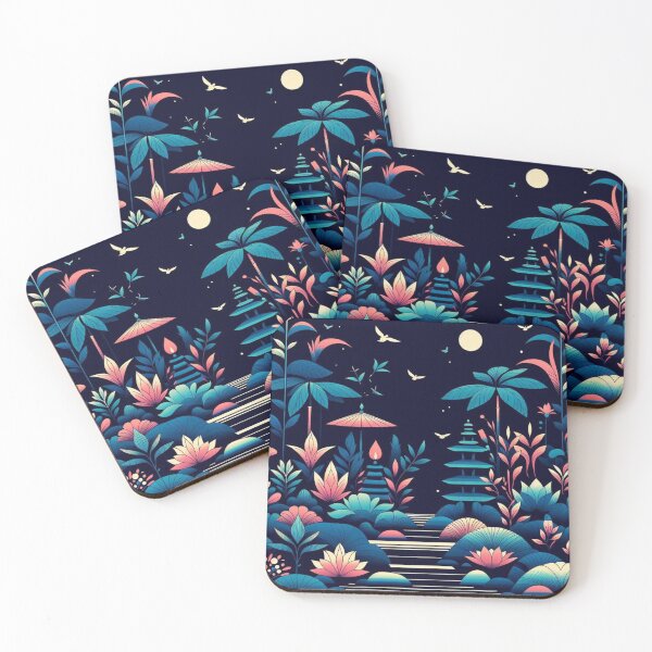 Item preview, Zen Garden Illustration – Tranquil Japanese Garden Art, Minimalist Zen Design, Sand Raking, Zen Stones, Meditative Garden Scene, Peaceful Zen Illustration designed and sold by 21 Dragonflies.
