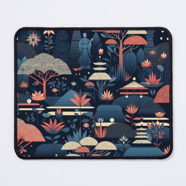 Item preview, Minimal Zen Garden Illustration – Tranquil Japanese Garden Art, Minimalist Zen Design, Sand Raking, Zen Stones, Meditative Garden Scene, Peaceful Zen Illustration designed and sold by 21 Dragonflies.