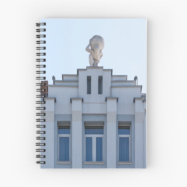 Item preview, Art Deco with Facade a Statue of Atlas designed and sold by Georgia Mizuleva.