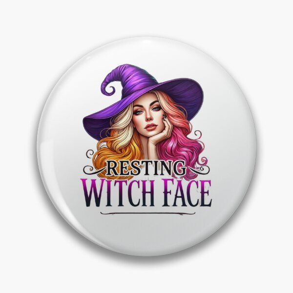 Item preview, Resting Witch Face, Funny Halloween designed and sold by deniz kaya.