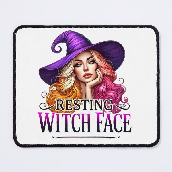 Item preview, Resting Witch Face, Funny Halloween designed and sold by deniz kaya.