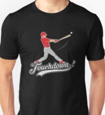 Funny Vintage Touchdown Baseball T-Shirt Unisex T-Shirt