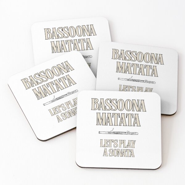 Item preview, Bassoona Matata - Let's Play A Sonata | Classical Music Humor designed and sold by brekotadesign.